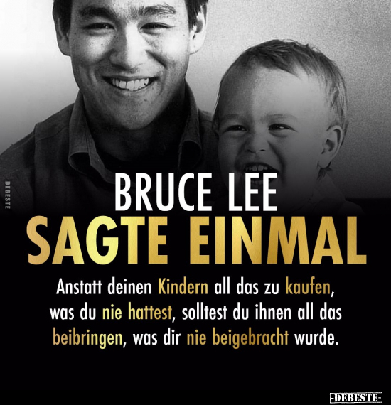 Bruce Lee sagte einmal.. - Lustige Bilder | DEBESTE.de