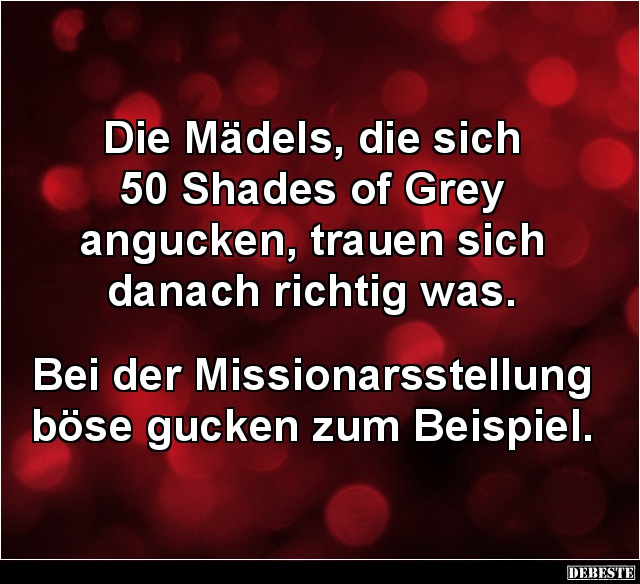 Die Mädels, die sich 50 Shades of Grey angucken... - Lustige Bilder | DEBESTE.de