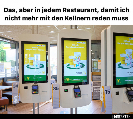 Das, aber in jedem Restaurant.. - Lustige Bilder | DEBESTE.de