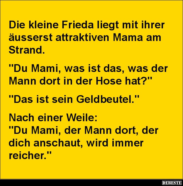 Die kleine Frieda liegt mit ihrer äusserst attraktiven Mama.. - Lustige Bilder | DEBESTE.de