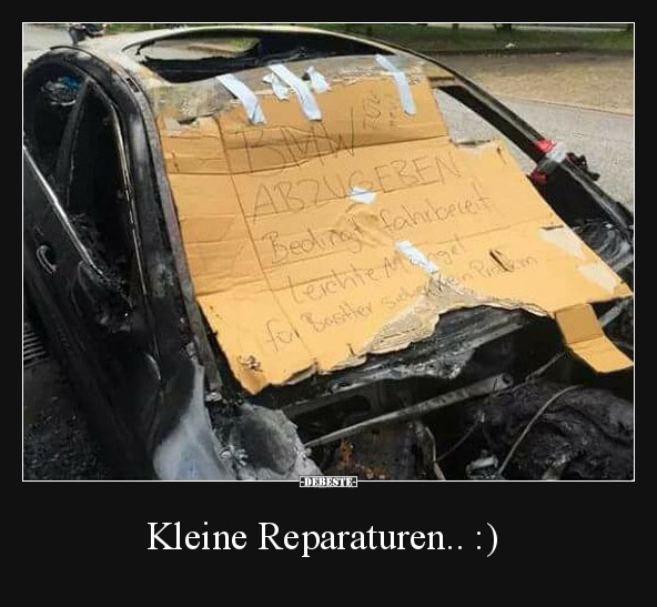 Kleine Reparaturen.. :) - Lustige Bilder | DEBESTE.de