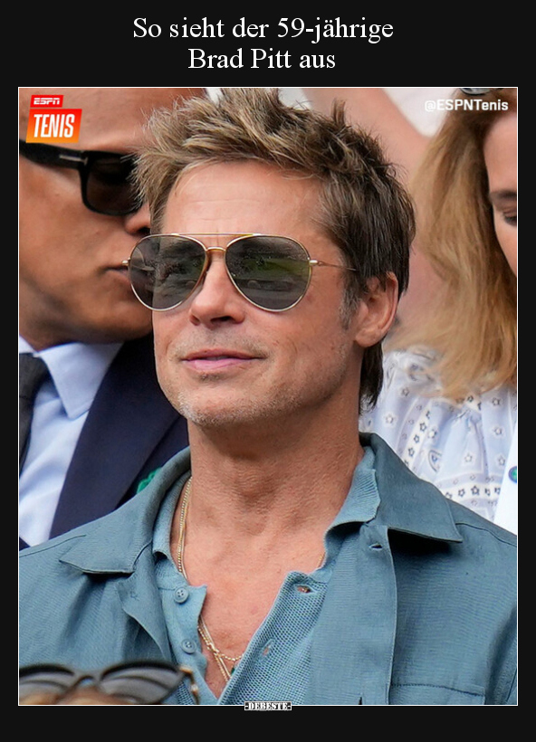 So sieht der 59-jährige Brad Pitt aus.. - Lustige Bilder | DEBESTE.de
