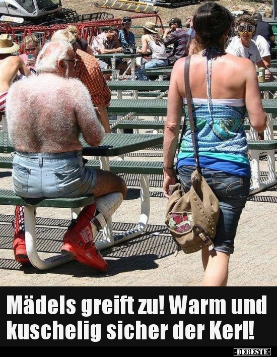 Mädels greift zu! Warm und kuschelig sicher der Kerl!.. - Lustige Bilder | DEBESTE.de