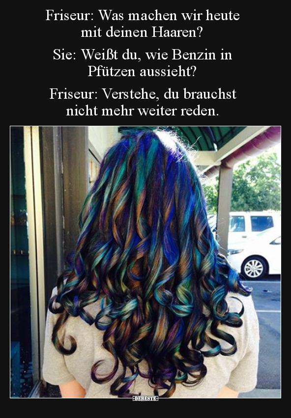 Friseur: Was machen wir heute mit deinen Haaren?.. - Lustige Bilder | DEBESTE.de