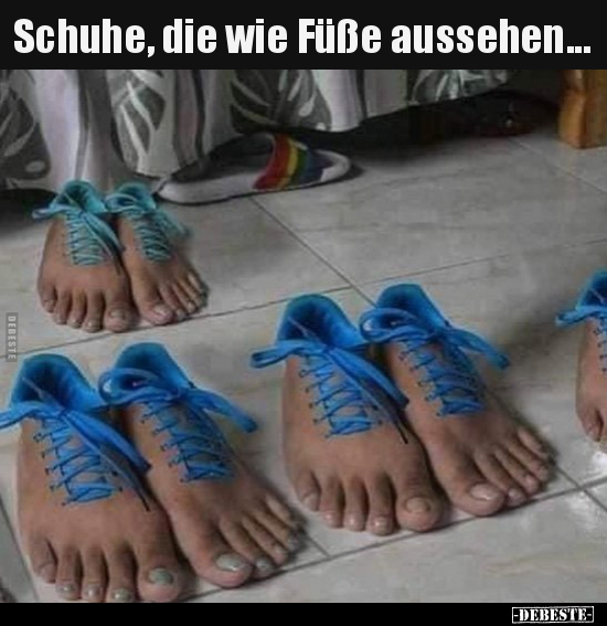 Schuhe, die wie Füße aussehen... - Lustige Bilder | DEBESTE.de