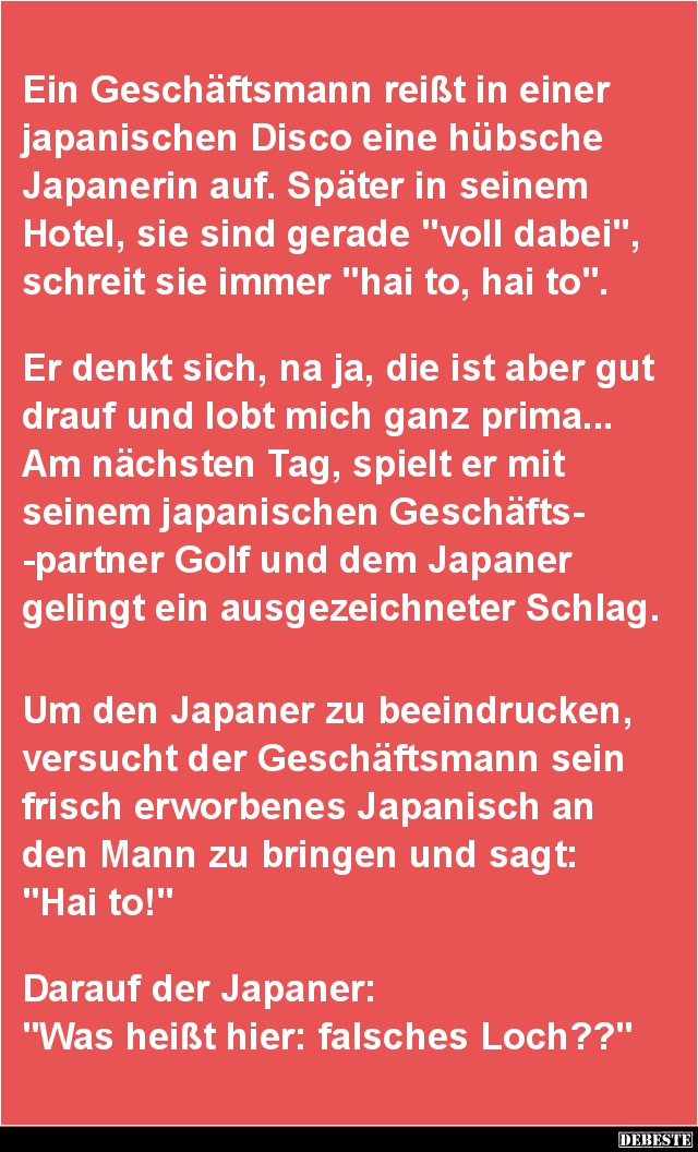 Ein Geschäftsmann reißt in einer japanischen Disco.. - Lustige Bilder | DEBESTE.de