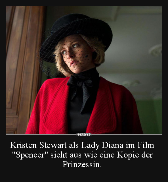 Kristen Stewart als Lady Diana im Film "Spencer" sieht aus.. - Lustige Bilder | DEBESTE.de