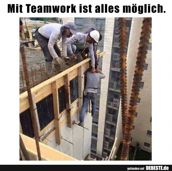 Mit Teamwork ist alles möglich. - Lustige Bilder | DEBESTE.de