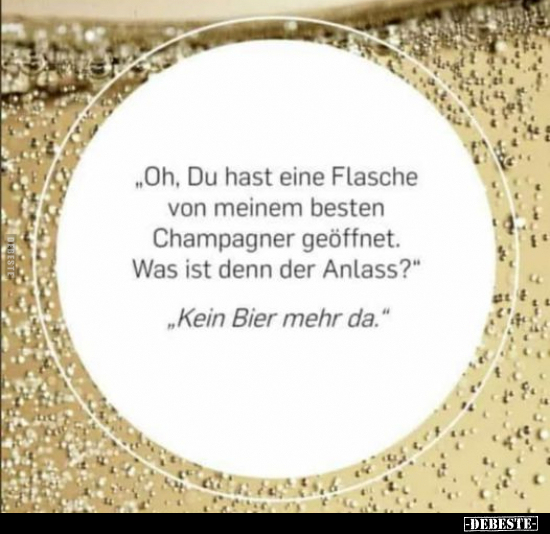 "Oh, Du hast eine Flasche.." - Lustige Bilder | DEBESTE.de