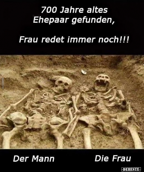700 Jahre altes Ehepaar gefunden.. - Lustige Bilder | DEBESTE.de