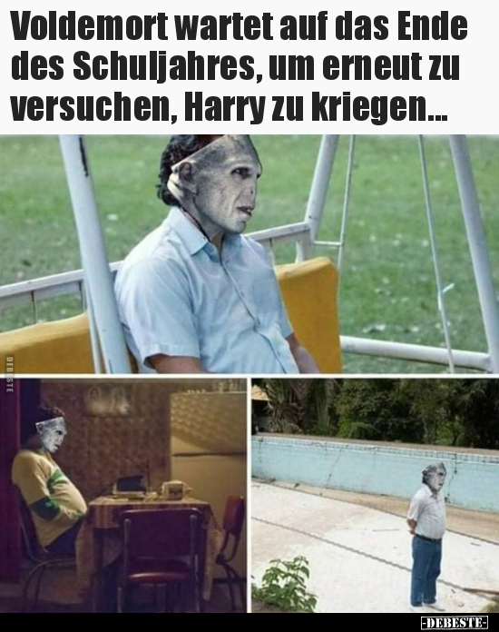 Voldemort wartet auf das Ende des Schuljahres, um erneut zu.. - Lustige Bilder | DEBESTE.de