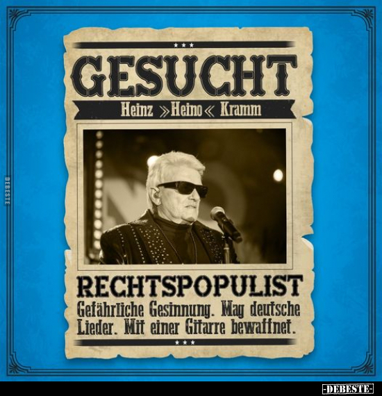 Gesucht - Rechtspopulist.. - Lustige Bilder | DEBESTE.de