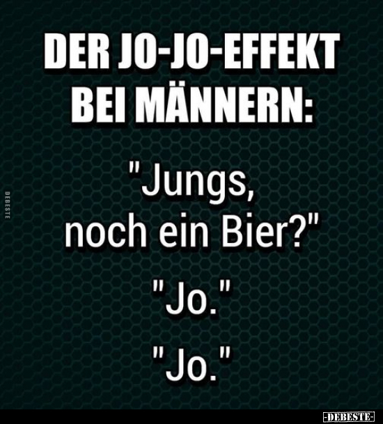 Der Jo-Jo-Effekt bei Männern: - Lustige Bilder | DEBESTE.de