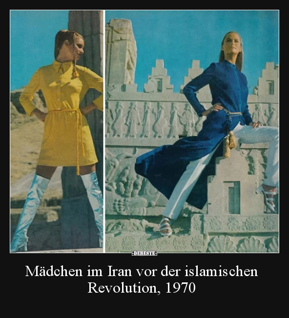 Mädchen im Iran vor der islamischen Revolution, 1970.. - Lustige Bilder | DEBESTE.de