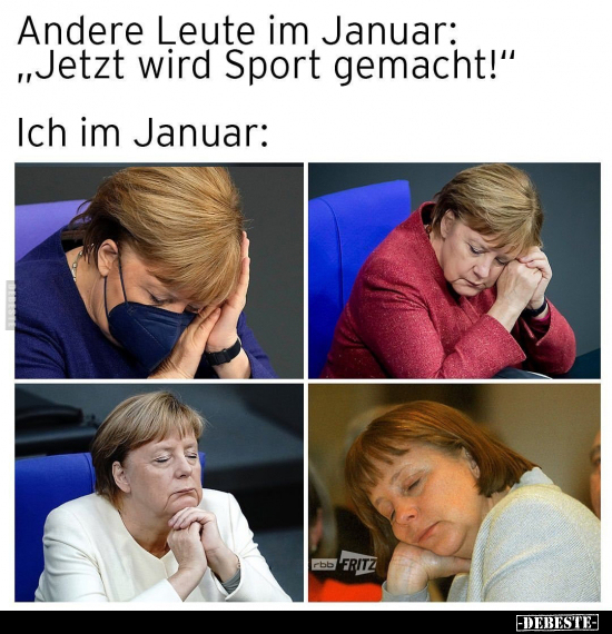 Andere Leute im Januar: "Jetzt wird Sport gemacht!".. - Lustige Bilder | DEBESTE.de