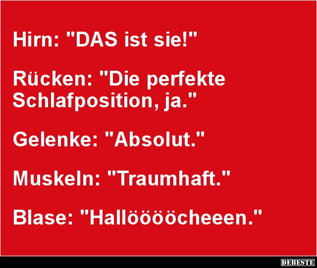 Hirn: 'DAS ist sie!'.. - Lustige Bilder | DEBESTE.de