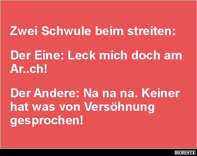 Zwei Schwule beim streiten.. - Lustige Bilder | DEBESTE.de