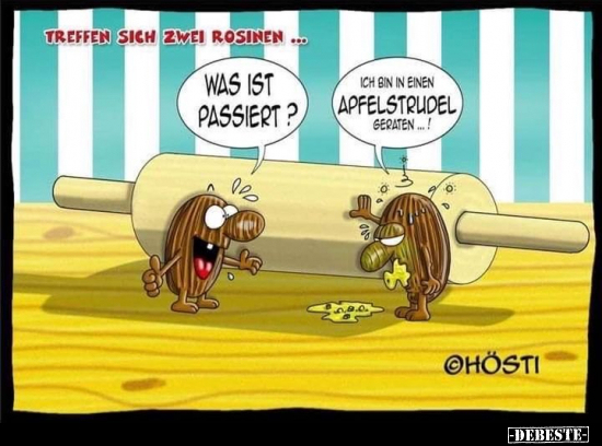 Treffen sich zwei Rosinen... - Lustige Bilder | DEBESTE.de