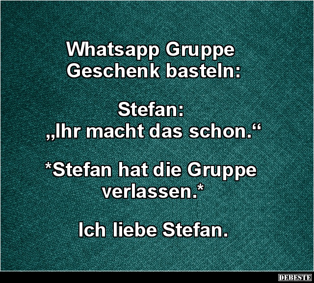 Whatsapp Gruppe Geschenk basteln... - Lustige Bilder | DEBESTE.de