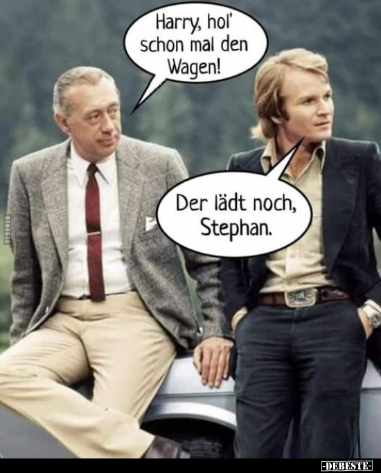 Harry, hol schon mal den Wagen!.. - Lustige Bilder | DEBESTE.de