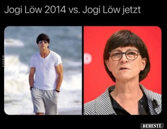 Jogi Löw 2014 vs. Jogi Löw jetzt.. - Lustige Bilder | DEBESTE.de