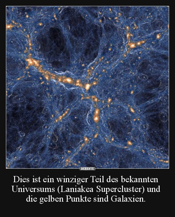 Dies ist ein winziger Teil des bekannten Universums.. - Lustige Bilder | DEBESTE.de