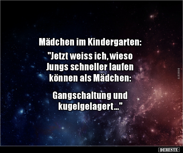 Mädchen im Kindergarten: "Jetzt weiss ich, wieso.." - Lustige Bilder | DEBESTE.de