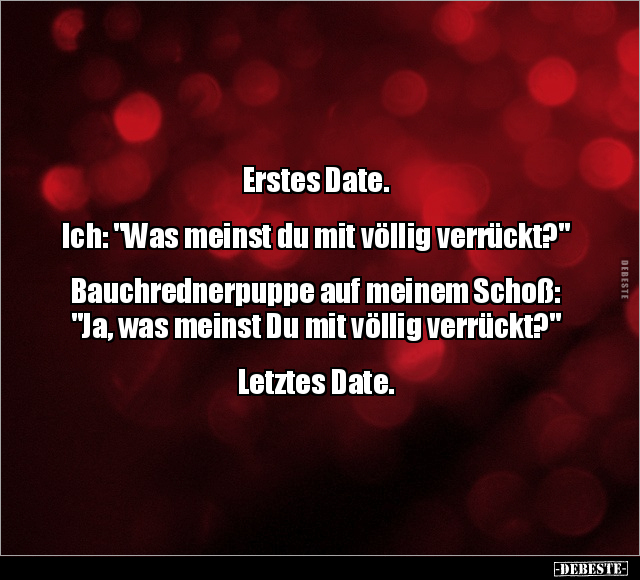 Erstes Date. Ich: "Was meinst du mit völlig.." - Lustige Bilder | DEBESTE.de