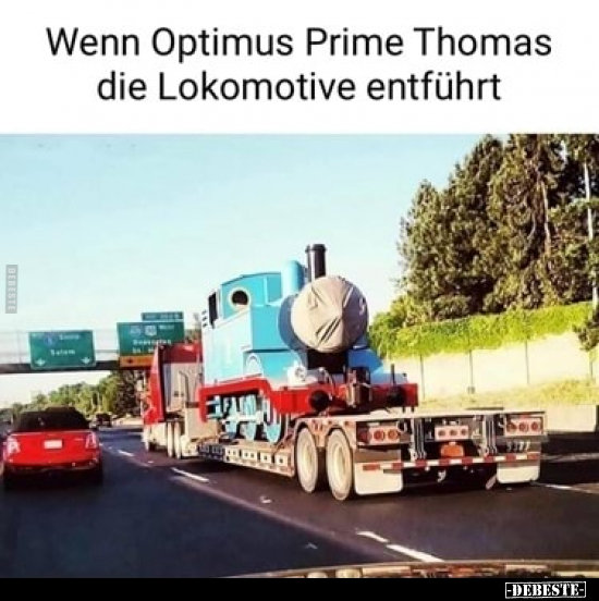 Wenn Optimus Prime Thomas die Lokomotive entführt.. - Lustige Bilder | DEBESTE.de