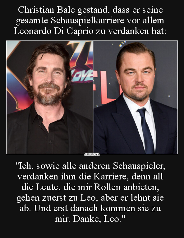Christian Bale gestand, dass er seine gesamte.. - Lustige Bilder | DEBESTE.de