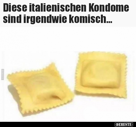 Diese italienischen Kondome sind irgendwie komisch... - Lustige Bilder | DEBESTE.de