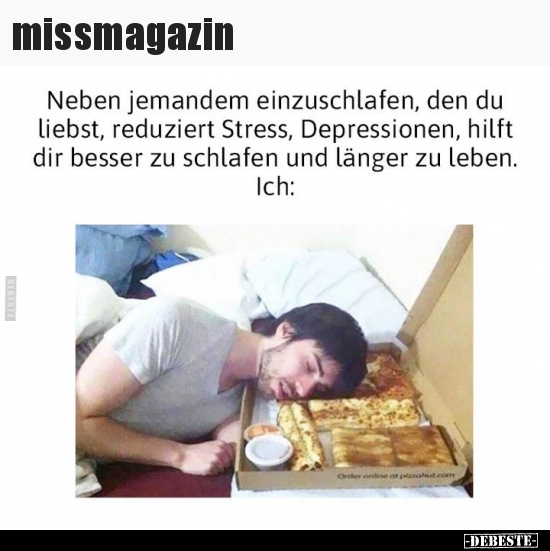 Neben jemandem einzuschlafen.. - Lustige Bilder | DEBESTE.de