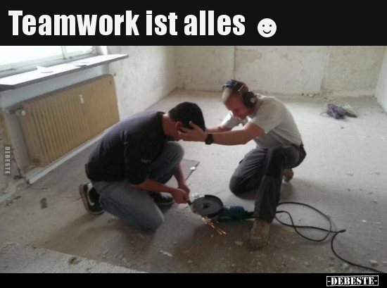 Teamwork ist alles ☻.. - Lustige Bilder | DEBESTE.de