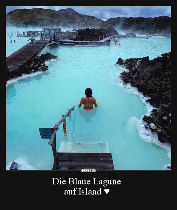 Die Blaue Lagune auf Island.. - Lustige Bilder | DEBESTE.de