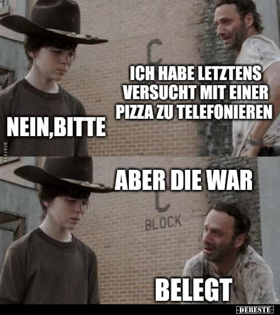 Ich habe letztens versuchen, mit einer Pizza zu.. - Lustige Bilder | DEBESTE.de