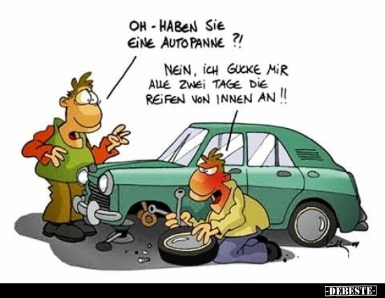 Oh - Haben Sie eine Autopanne?!.. - Lustige Bilder | DEBESTE.de