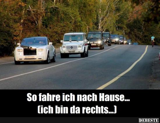 So fahre ich nach Hause.. - Lustige Bilder | DEBESTE.de