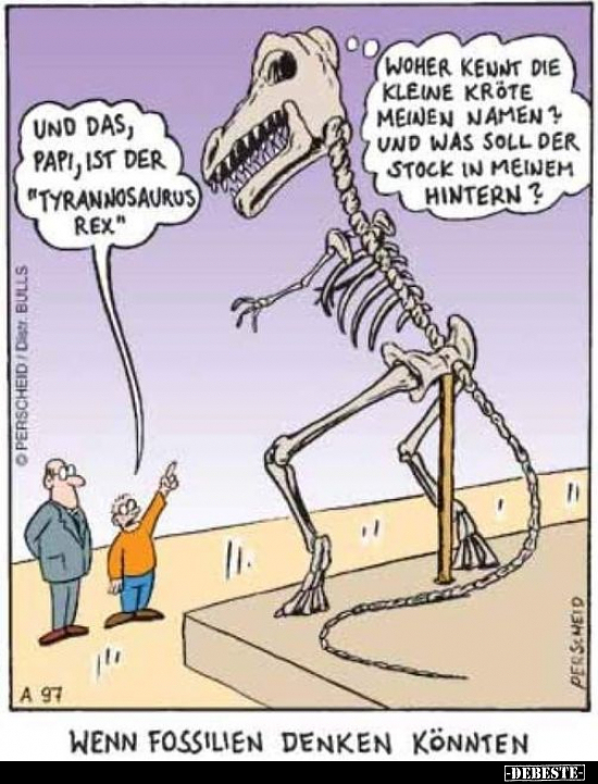 Und das, Papi, ist der "Tyrannosaurus Rex"... - Lustige Bilder | DEBESTE.de