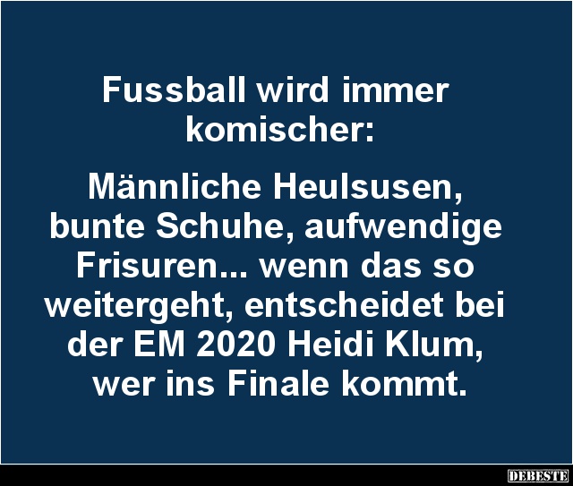 Fussball wird immer komischer.. - Lustige Bilder | DEBESTE.de