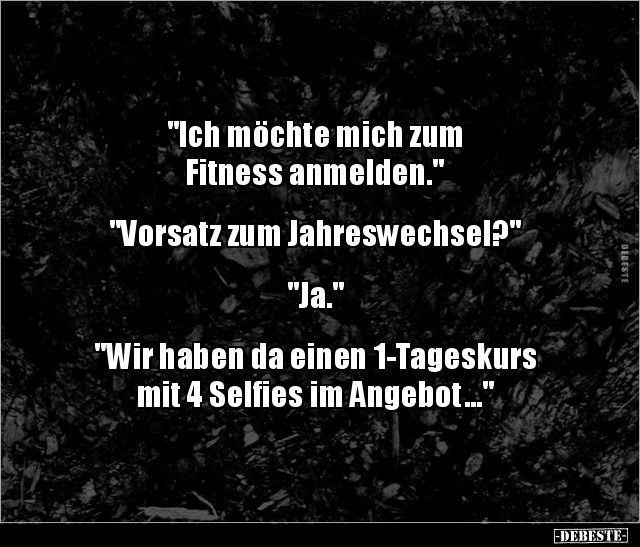 "Ich möchte mich zum Fitness anmelden."... - Lustige Bilder | DEBESTE.de