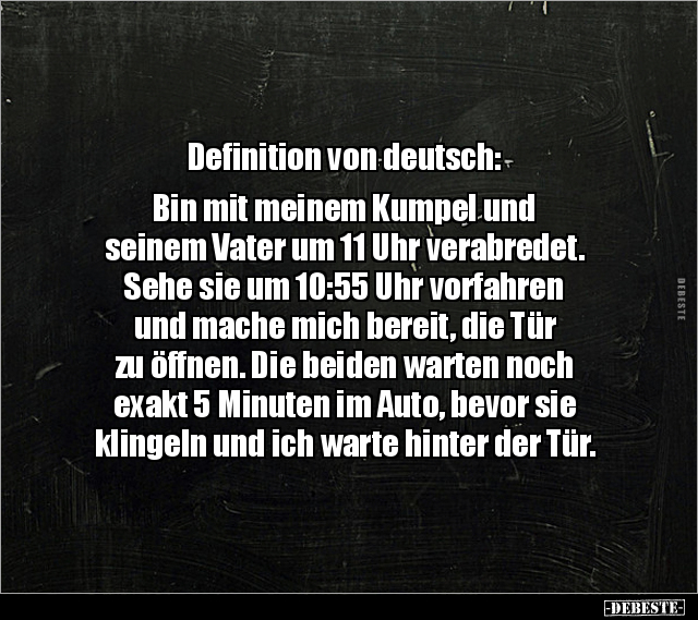 Definition von deutsch: Bin mit meinem Kumpel und seinem.. - Lustige Bilder | DEBESTE.de