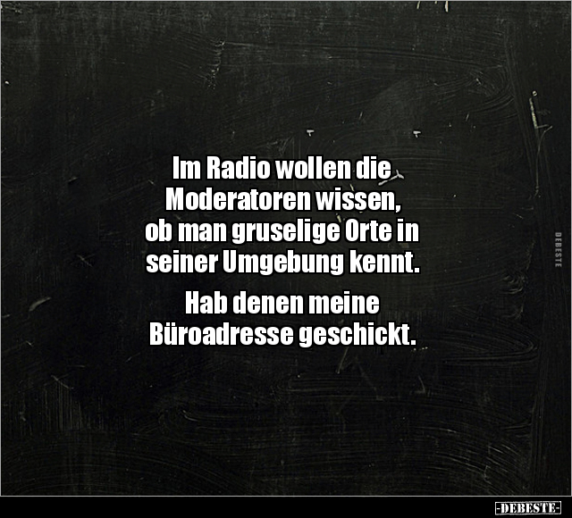 Im Radio wollen die Moderatoren wissen.. - Lustige Bilder | DEBESTE.de