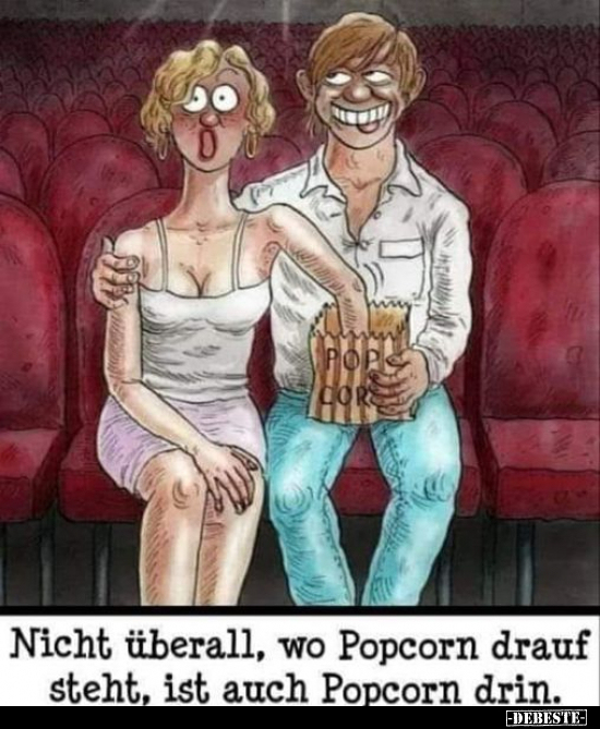 Nicht überall, wo Popcorn drauf steht, ist auch Popcorn.. - Lustige Bilder | DEBESTE.de