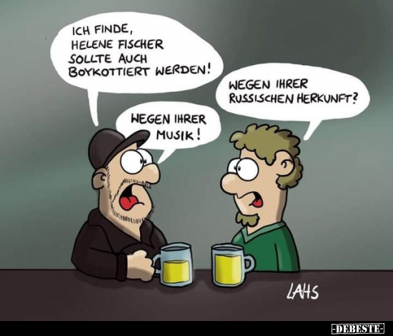 Ich finde, Helene Fischer sollte auch boykottiert.. - Lustige Bilder | DEBESTE.de