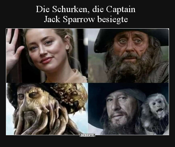 Die Schurken, die Captain Jack Sparrow besiegte.. - Lustige Bilder | DEBESTE.de