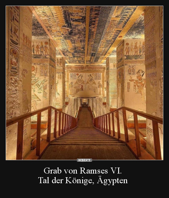 Grab von Ramses VI. Tal der Könige, Ägypten.. - Lustige Bilder | DEBESTE.de