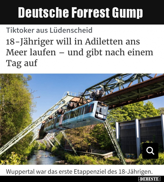 Deutsche Forrest Gump.. - Lustige Bilder | DEBESTE.de