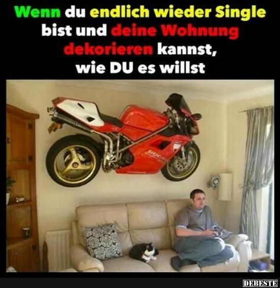 Wenn du endlich wieder Single bist und deine Wohnung.. - Lustige Bilder | DEBESTE.de