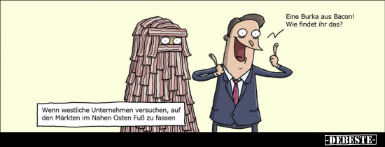 Eine Burka aus Bacon! Wie findet ihr das?.. - Lustige Bilder | DEBESTE.de
