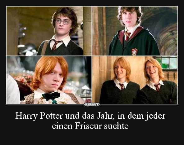 Harry Potter und das Jahr, in dem jeder einen Friseur.. - Lustige Bilder | DEBESTE.de